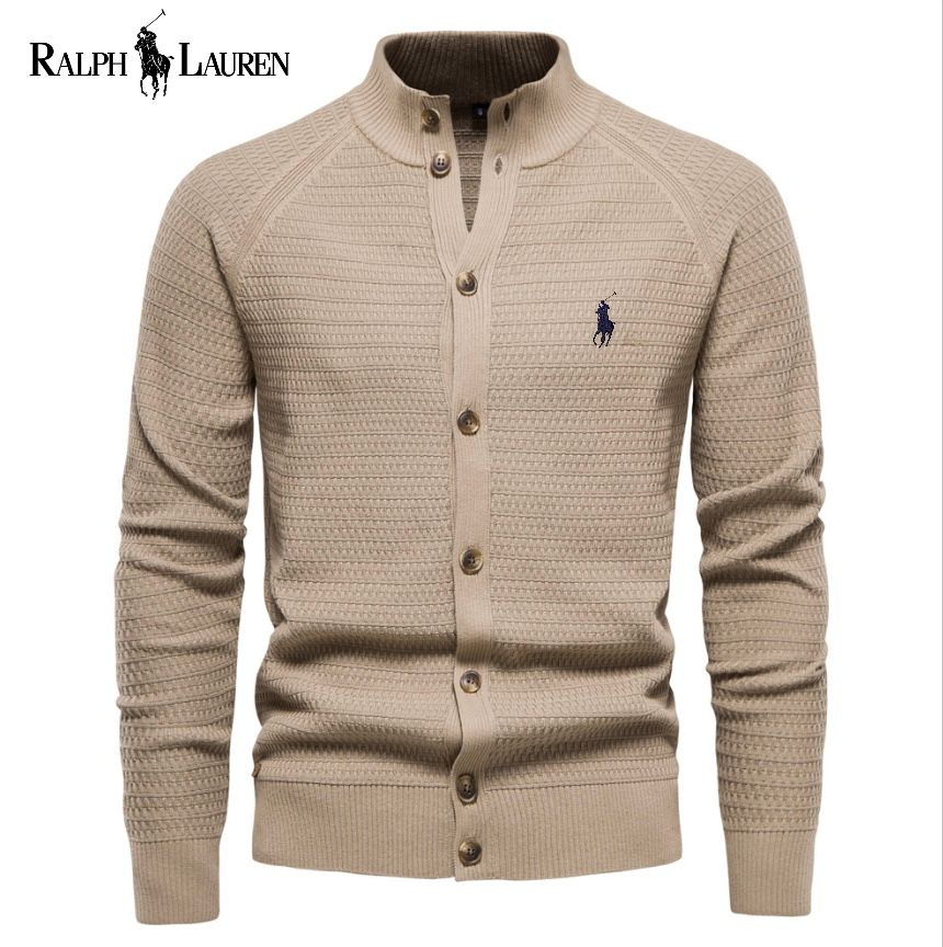 ᏒᎪᏞᏢᎻ ᏞᎪՍᏒЕΝ - Klassische Strickjacke mit Knöpfen