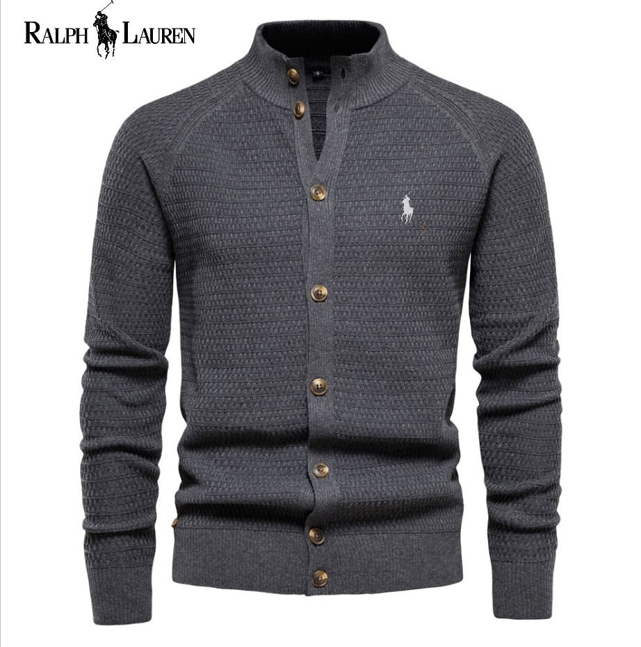ᏒᎪᏞᏢᎻ ᏞᎪՍᏒЕΝ - Klassische Strickjacke mit Knöpfen