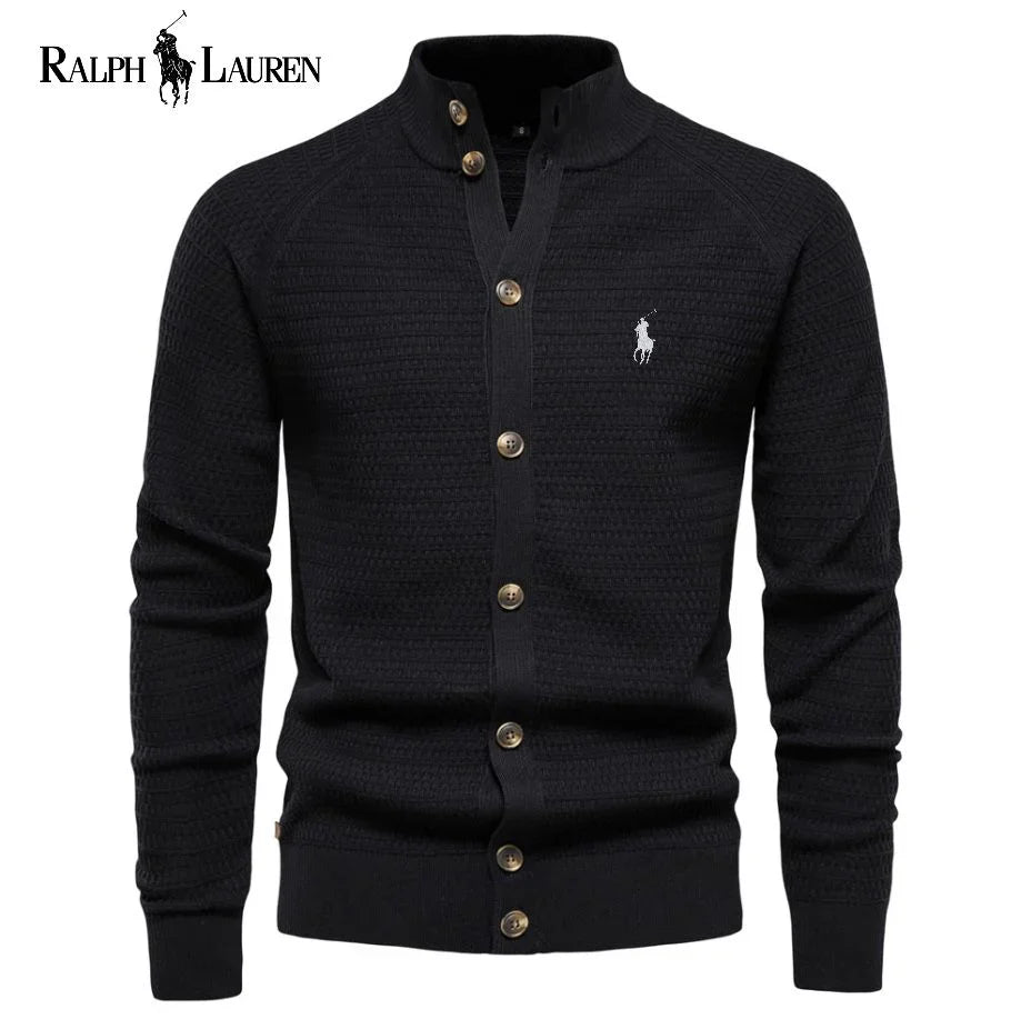 ᏒᎪᏞᏢᎻ ᏞᎪՍᏒЕΝ - Klassische Strickjacke mit Knöpfen